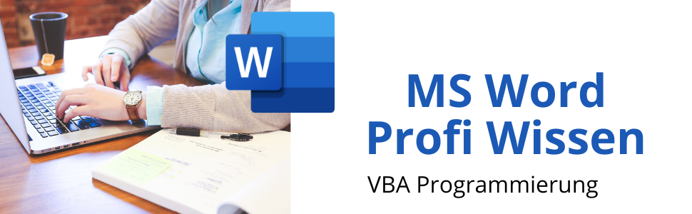 MS Word Profi Wissen - VBA Programmierung | auf dem Bild Notebook-Tastatur