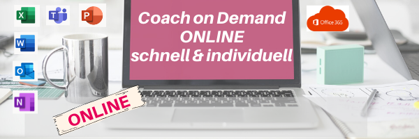 Coach on Demand Online - Einzeltraining mit MS Office Experten anfordern