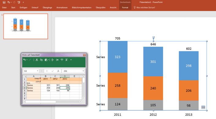 Как установить think cell в powerpoint